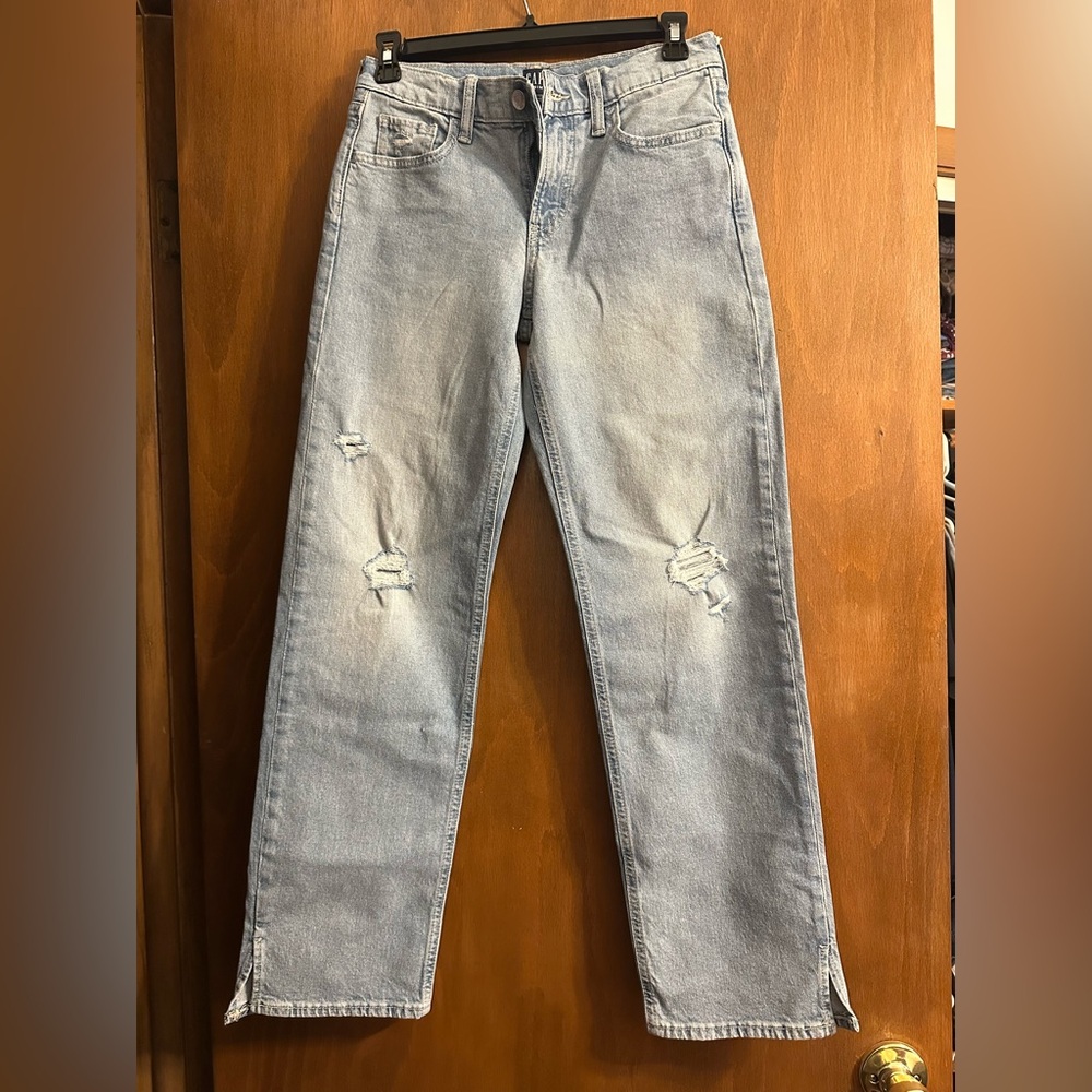 GAP Girl's Light Blue Straight Jeans